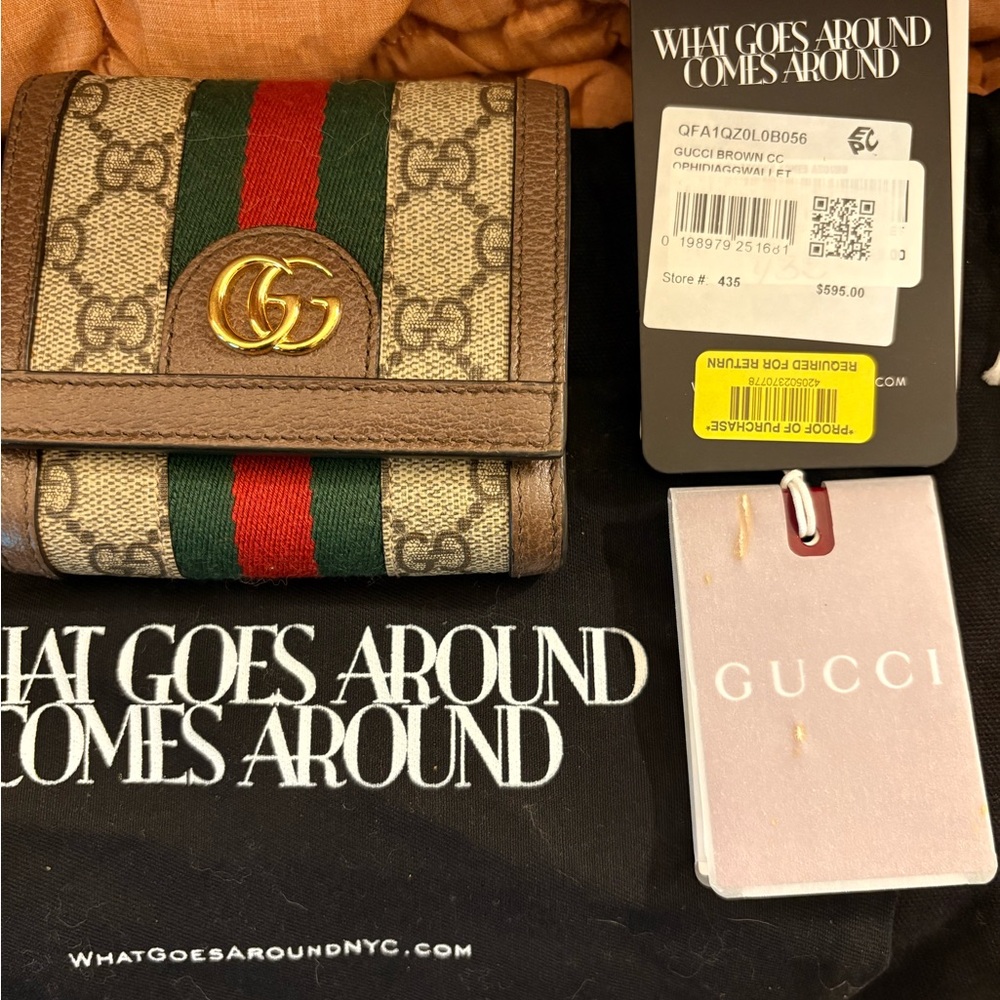 Authentic Gucci Leather and Canvas Women’s Wallet